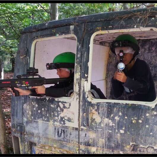 Paintball, Laser tag, Bubble foot 2