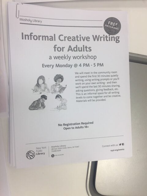 Informal Creative Writing for Adults 1