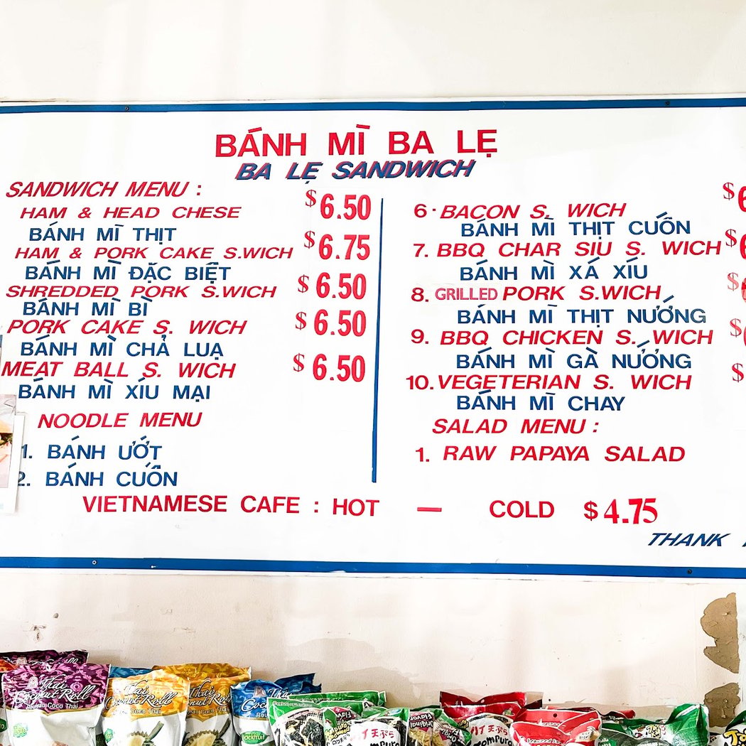 Bánh Mì Ba Lẹ 3