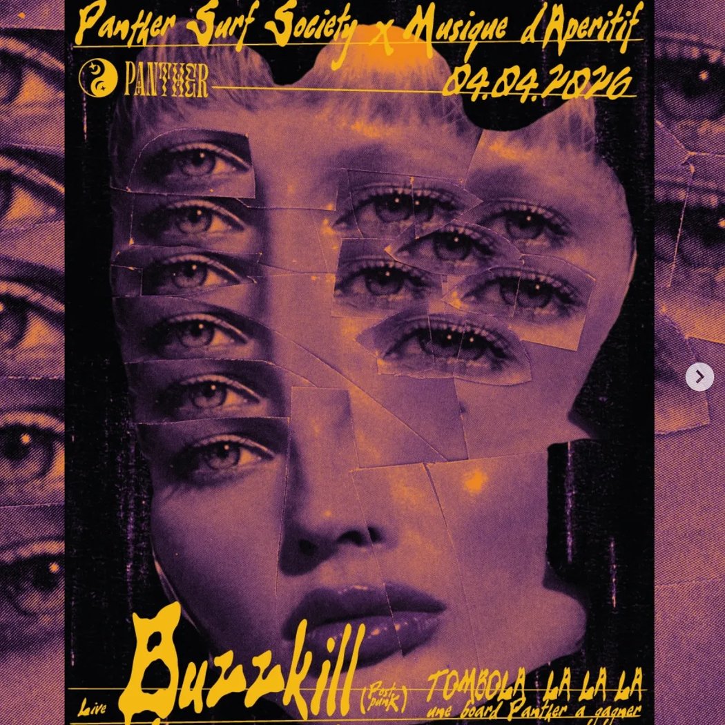 PANTHER SURFBOARDS SOCIETY X MUSIQUE D'APÉRITIF INVITE BUZZKILL 1