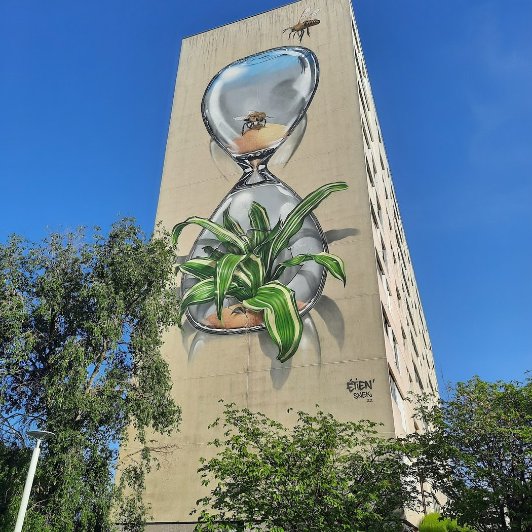 Street Art Rillieux - "Le Seize" 1