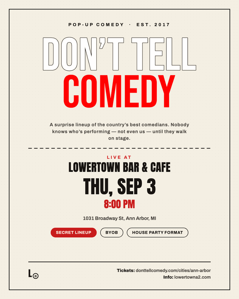 Don't Tell Comedy Show