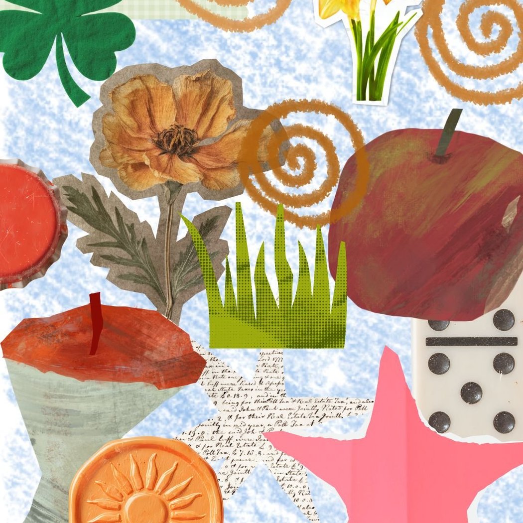 Plants, Rocks, and Found Object Creations 1