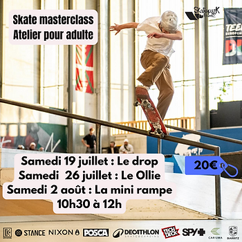 Ateliers adulte - skate masterclass 1