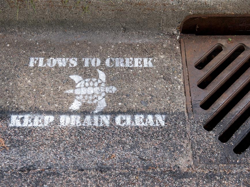Storm Drain Stenciling 2