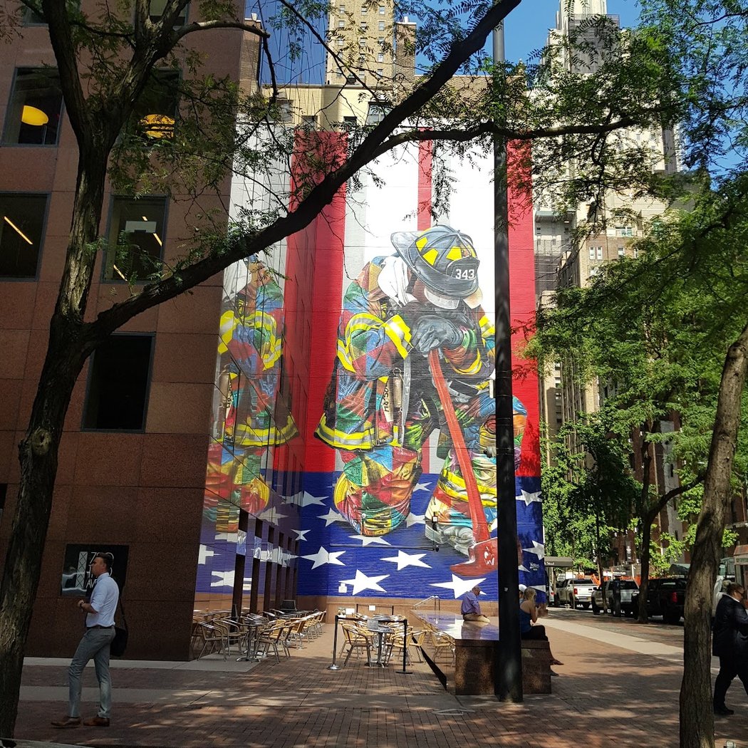 Kobra's Braves of 9/11 Mural 3