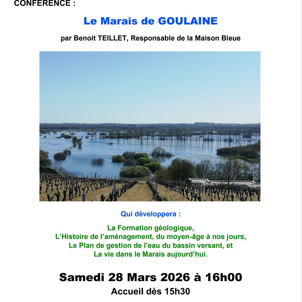 Conférence sur le Marais de Goulaine 1
