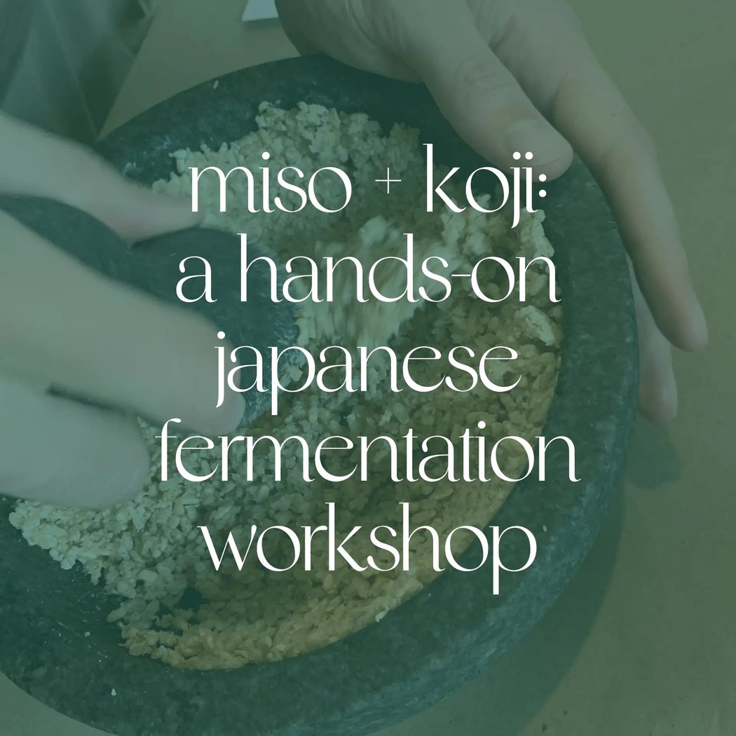 Miso & Koji: A Hands-On Japanese Fermentation Workshop 1