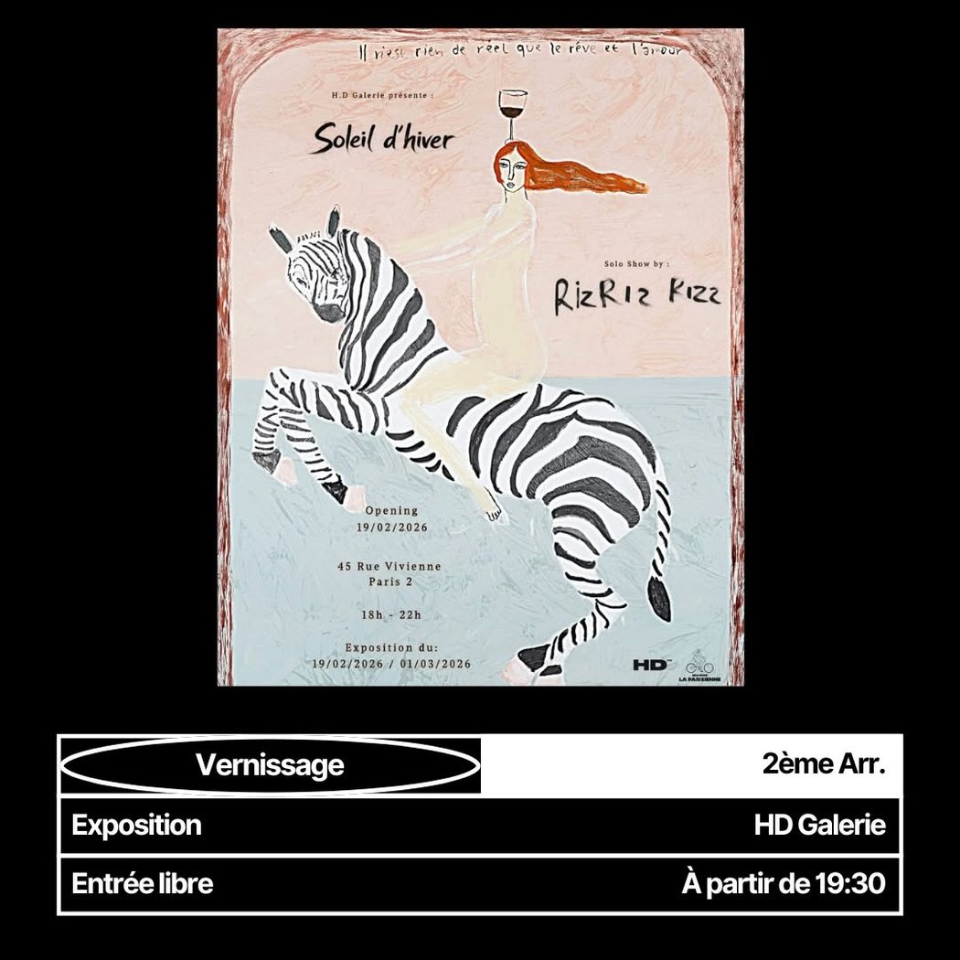 Soleil d'hiver (Solo show by Riz Riz Kizz) 1