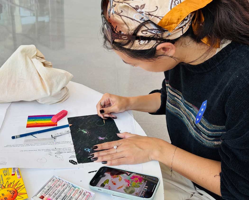 Free Art Workshop: Scratch Art Portrait 1