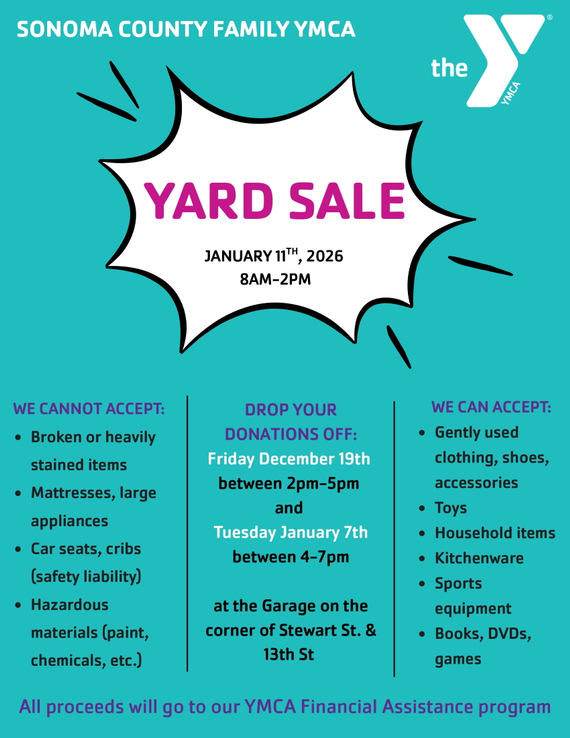 SCF YMCA Yard Sale 1
