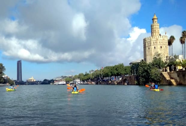 Kayak tour por el río Guadalquivir 1