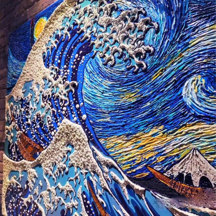 Natural Quartz Sand Texture Art Experience 1