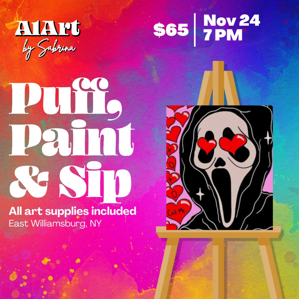 Puff, Paint and Sip Art Studio 1