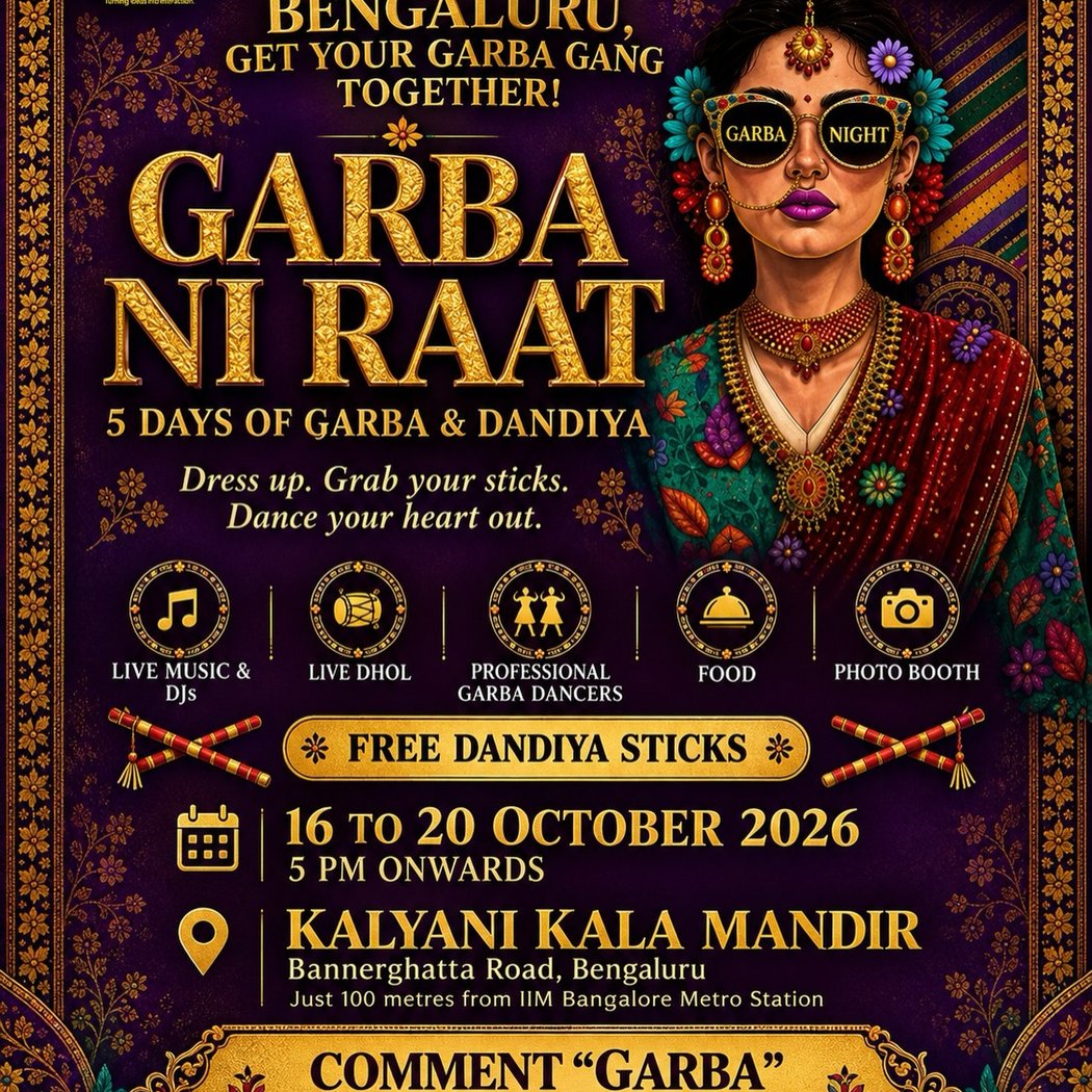 Banglore's Most Authentic Dandiya - Garba Ni Raat 1