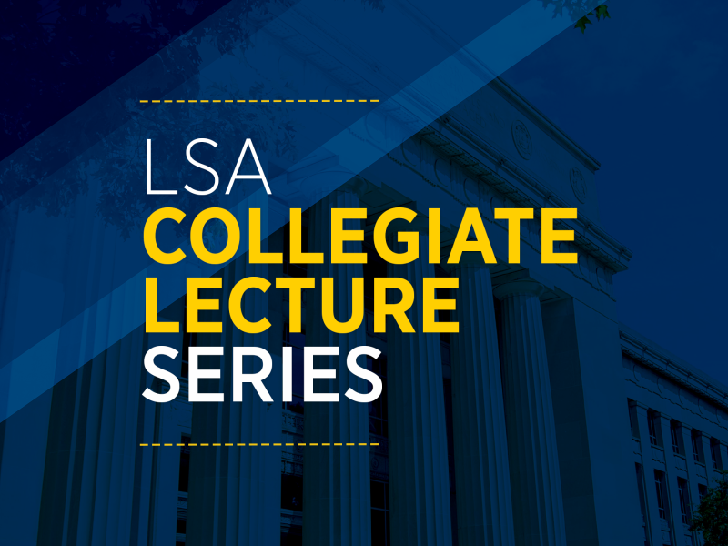 Collegiate Professorship Inaugural Lecture 1