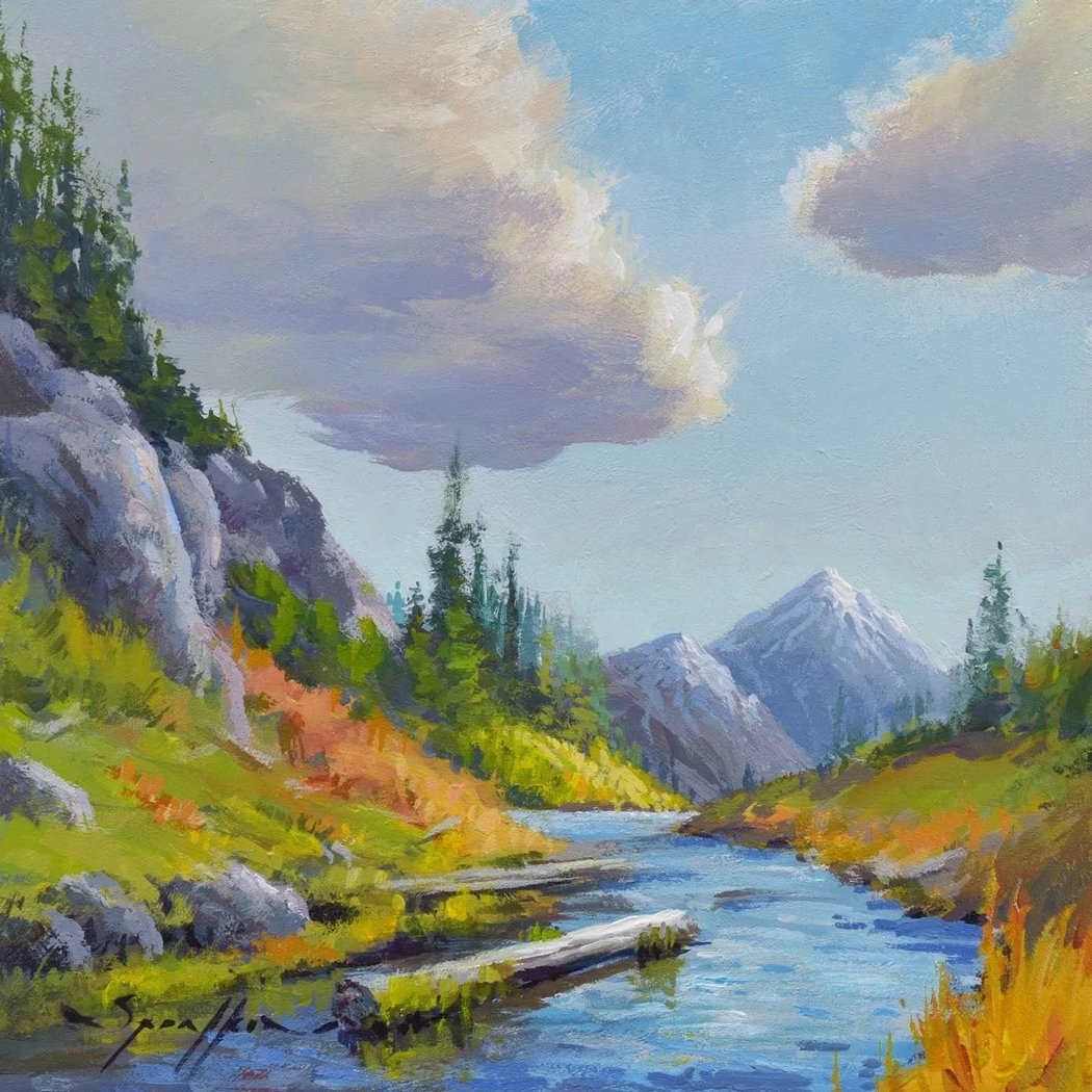Landscape Painting in Gouache with Edward Sprafkin 1