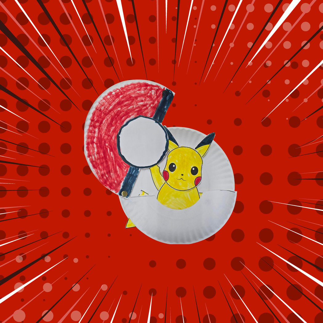 Paper Plate Pokémon 1