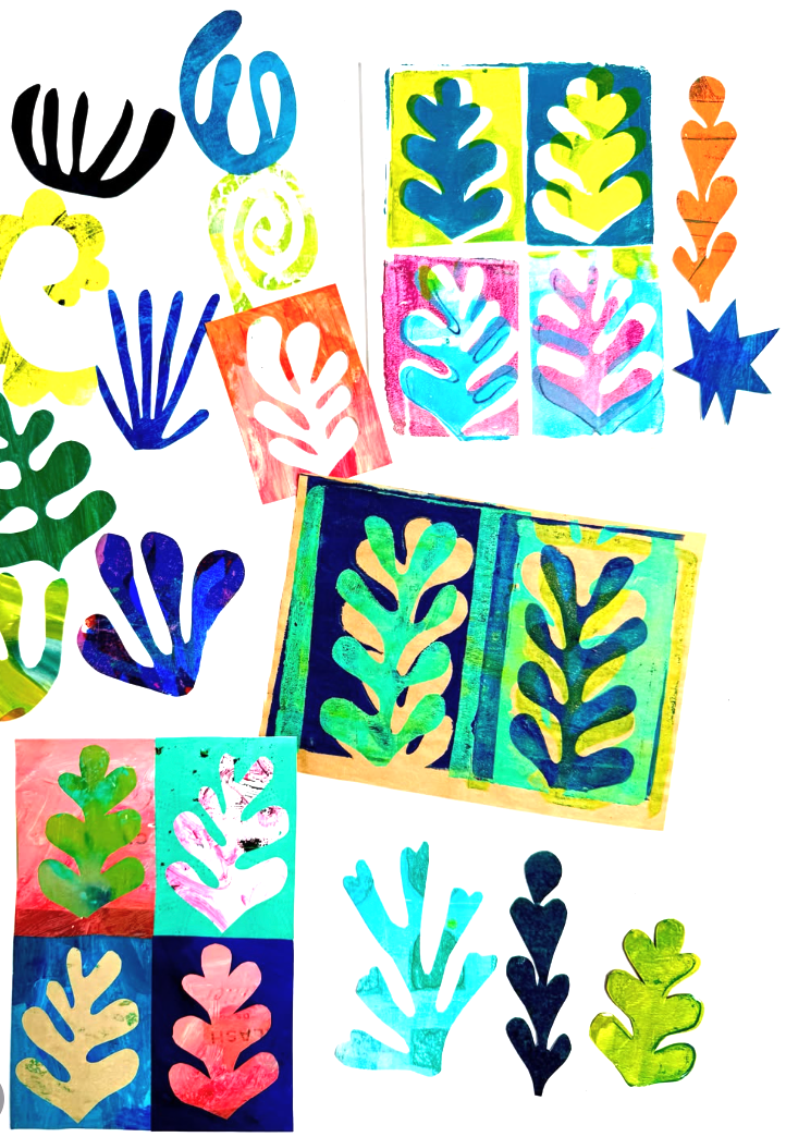 Gel Plate Printing & Collage Workshop: Inspired by the Art of Henri Matisse