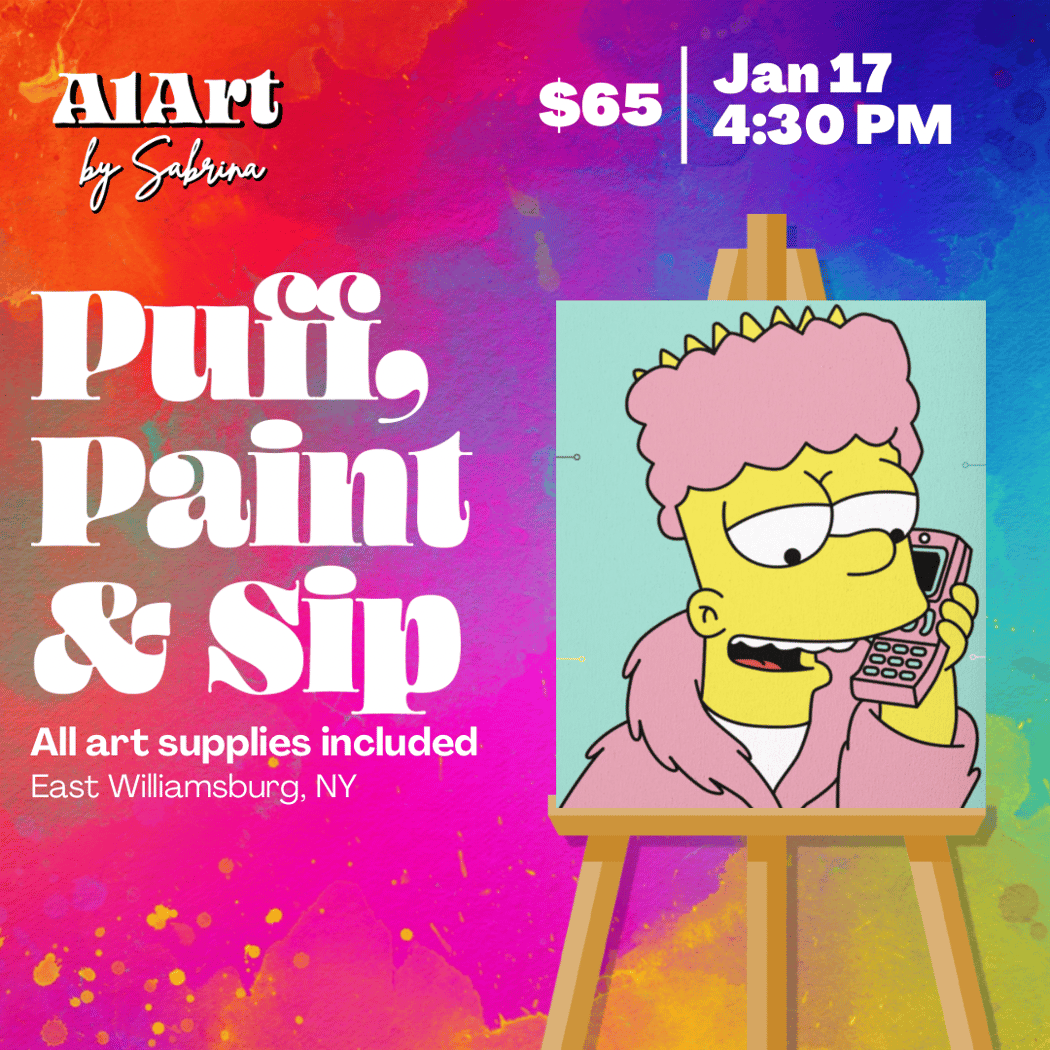 Puff, Paint and Sip Art Studio 1
