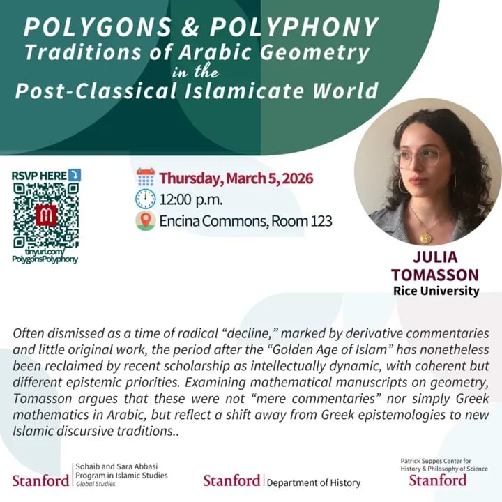 Polygons and Polyphony: Traditions of Arabic Geometry in the Post-Classical Islamicate World 1