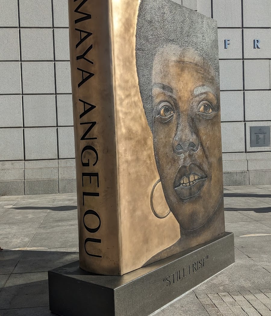 Dr. Maya Angelou monument "Portrait of a Phenomenal Woman" by Lava Thomas 2