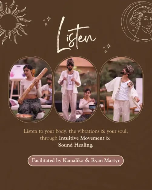Listen - Intuitive Movement & Sound Healing Workshop 1