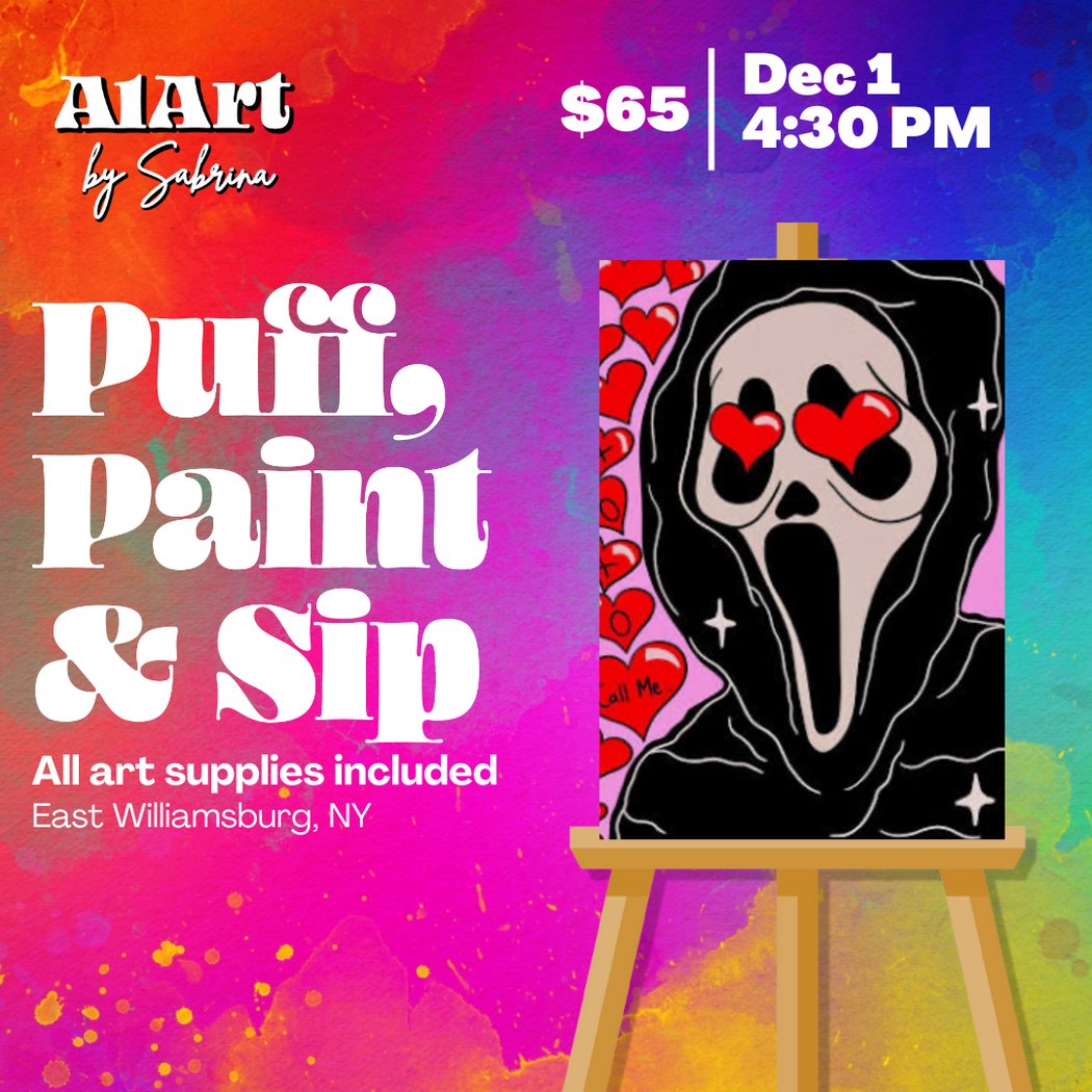 Puff, Paint and Sip Art Studio 1