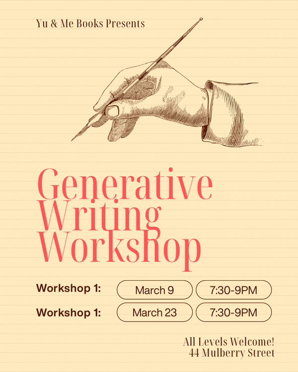 Generative Writing Workshops 1