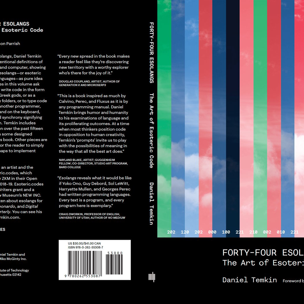Book Launch & Signing — Daniel Temkin: Forty-Four Esolangs 1
