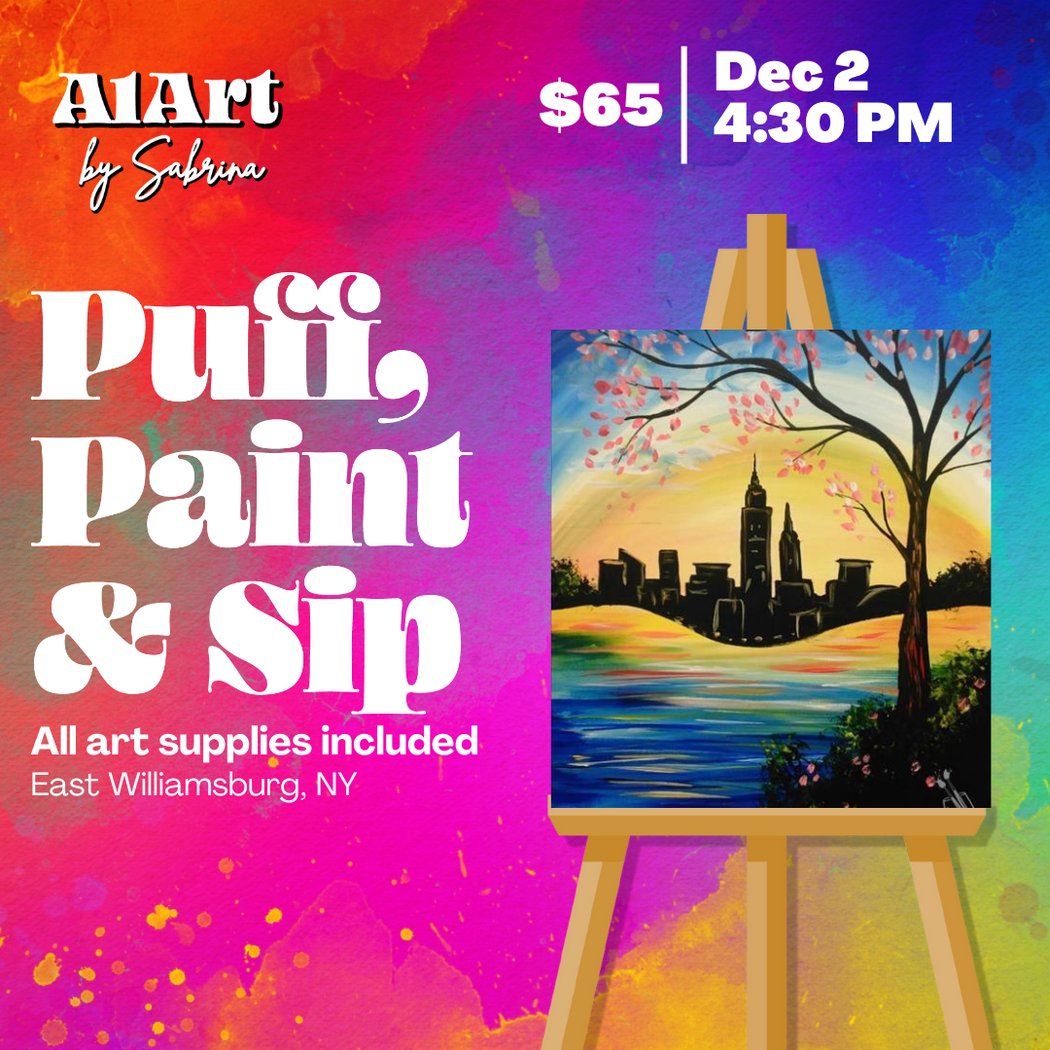 Puff, Paint and Sip Art Studio 1