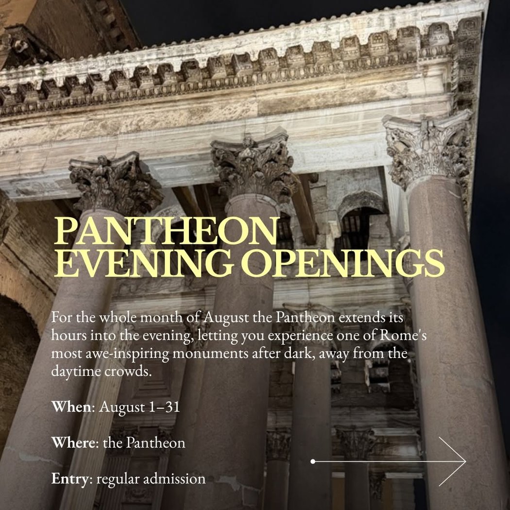 Pantheon Evening Openings 1