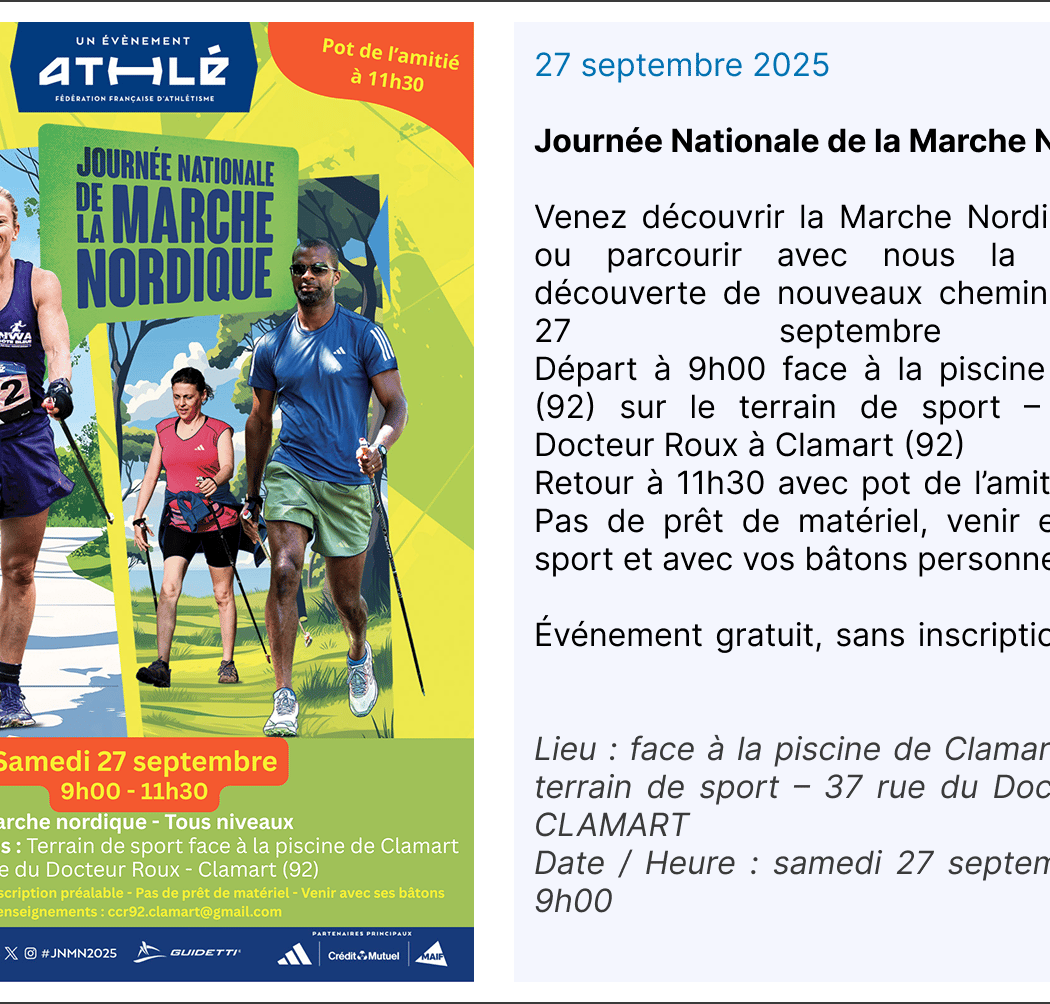 Journée Nationale de la Marche Nordique 1