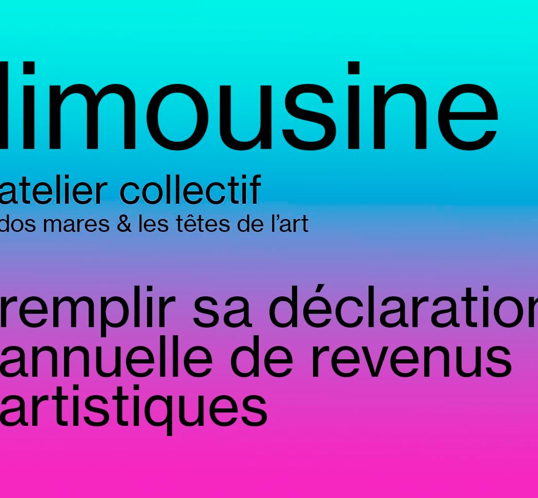 Déclaration annuelle de revenus artistiques 1