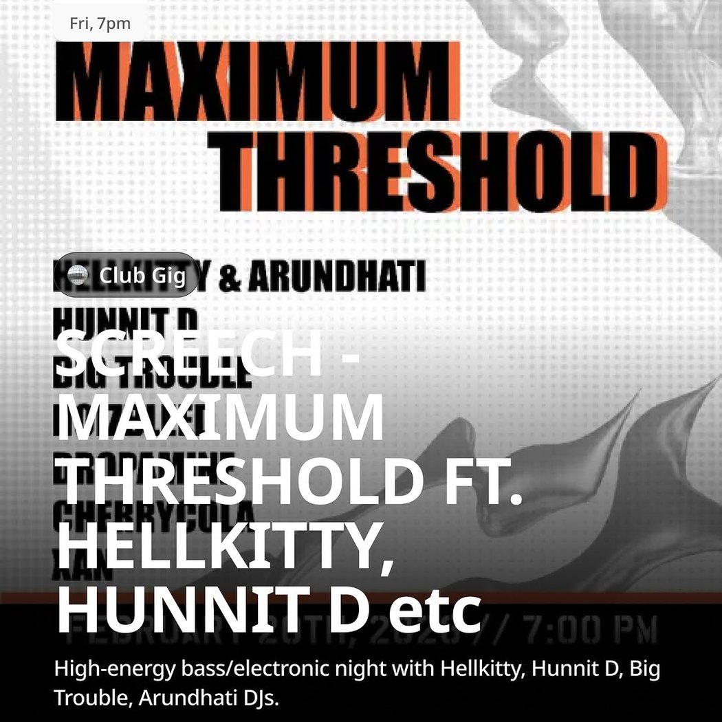 SCREECH – Maximum Threshold ft. Hellkitty, Hunnit D & more 1