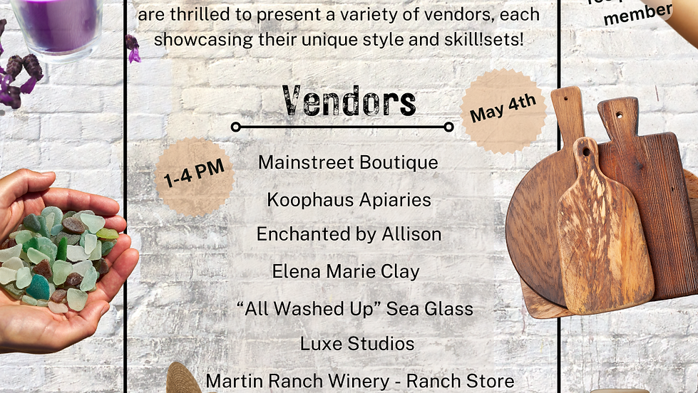 Martin Ranch Winery Artisan Market 1
