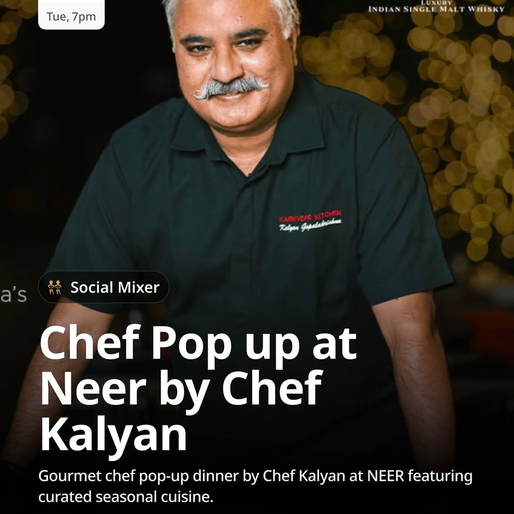 Chef Pop-up by Chef Kalyan 1