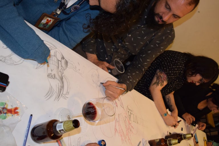 Drink & Draw Art Event & Raffle 1
