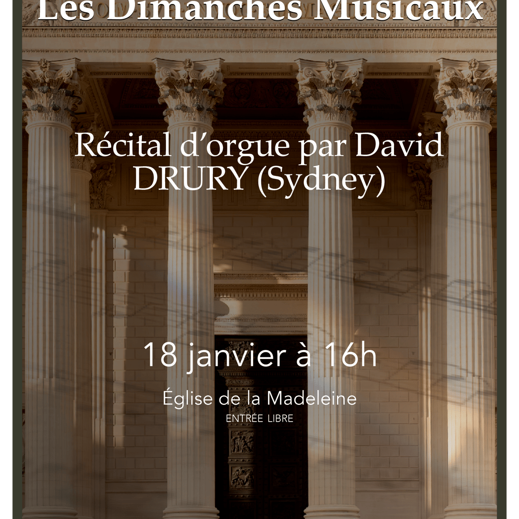 Récital d’orgue par David Drury 1