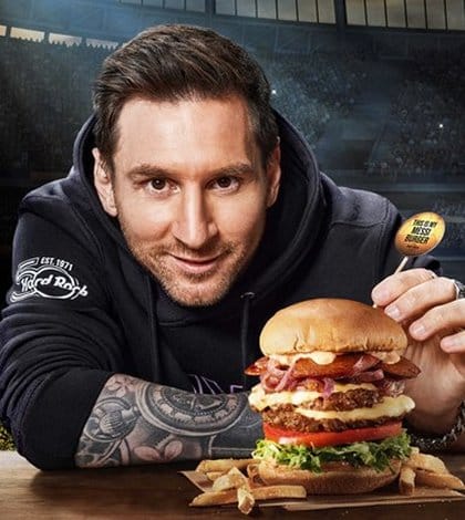 Hard Rock Cafe Messi Burger Launch 1