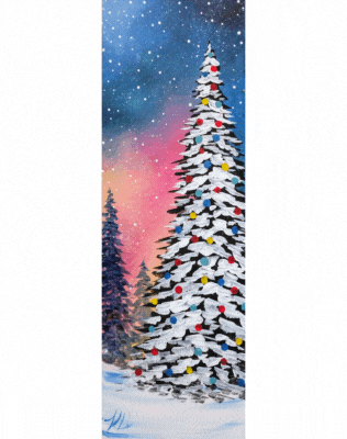 A Bright Winter 10x30 Tall Canvas 1