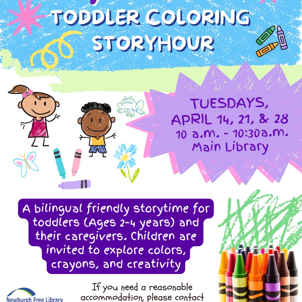 Tiny Artists: Toddler Coloring Storyhour 1