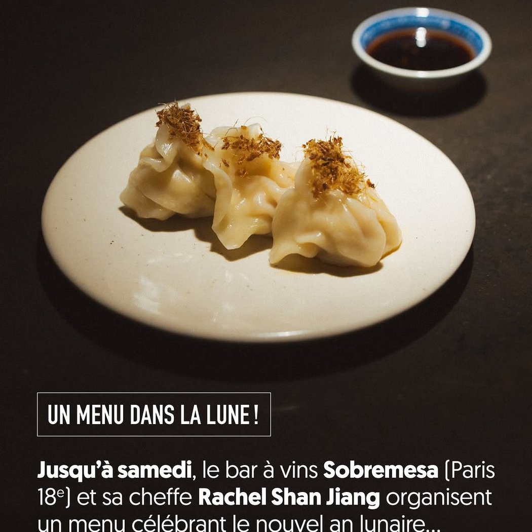 menu célébrant le nouvel an lunaire 1