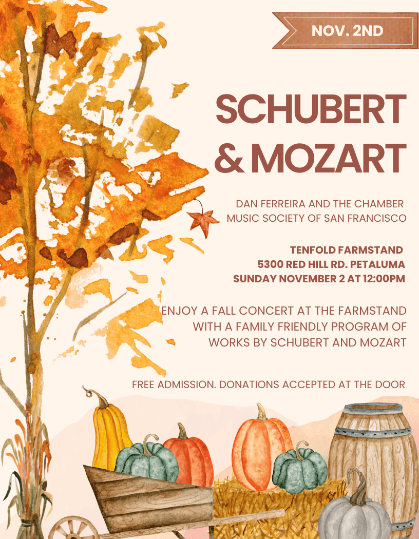 Chamber Music Society of San Francisco with Special Guest Clarinetist Dan Ferreira 1