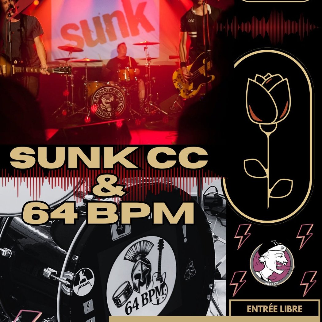 SUNK CC + 64BPM — Soirée Rock Live 1