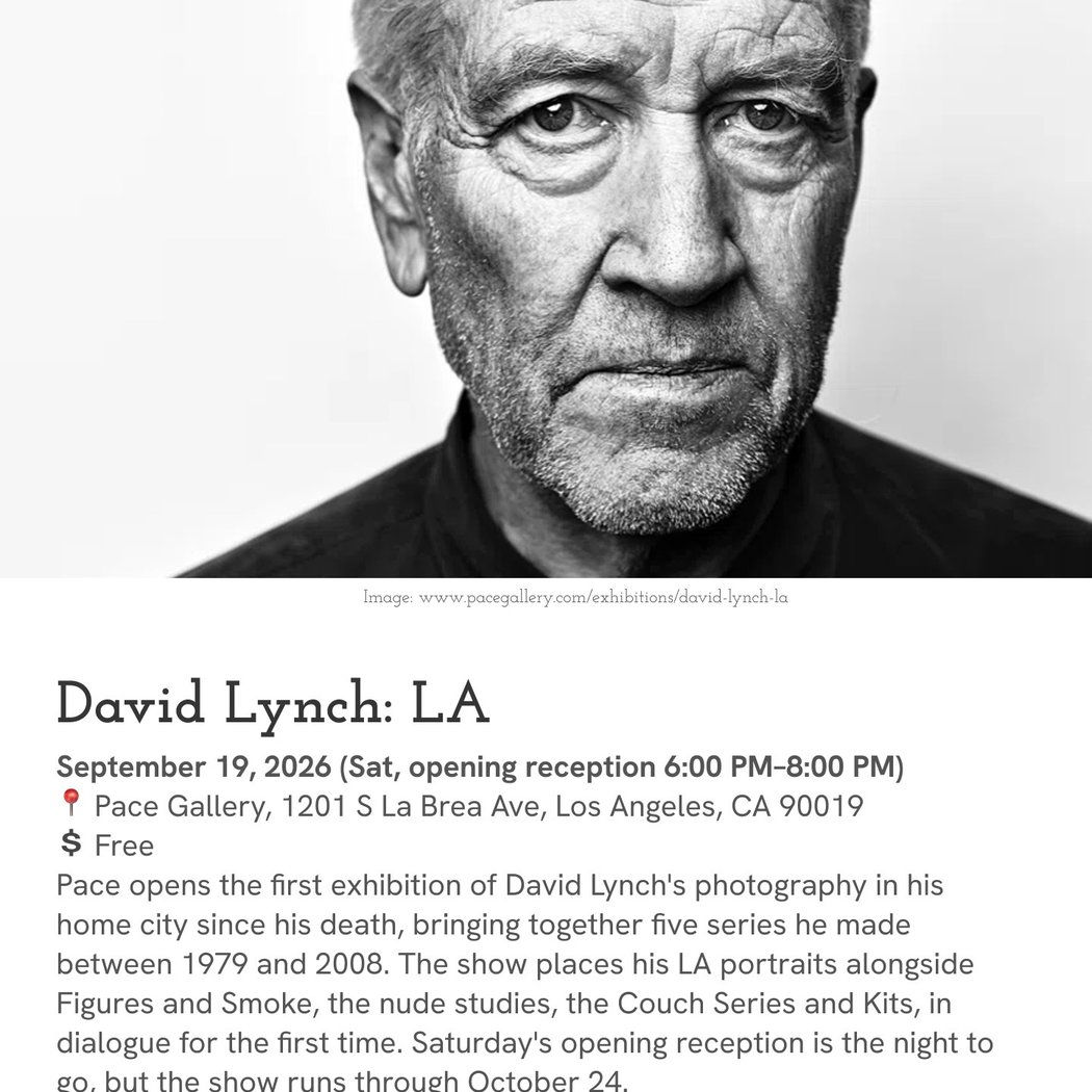 David Lynch: LA 1
