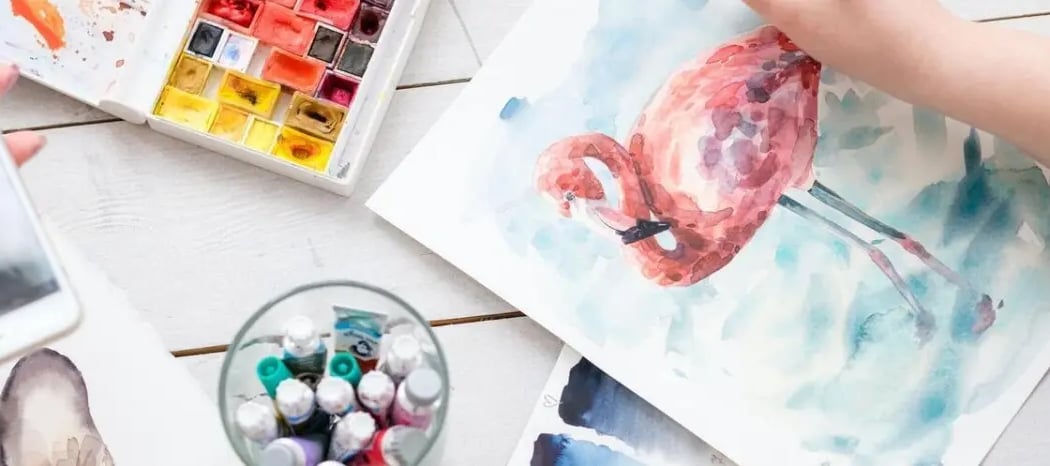 Manifesting Spring: Watercoloring 1