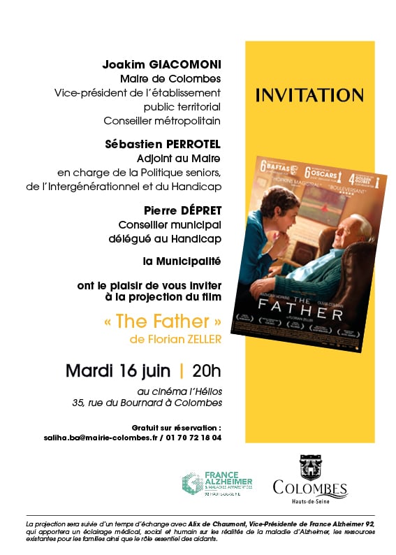 Projection du film The Father