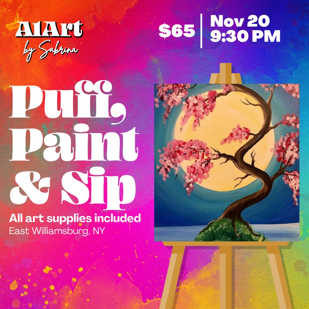 Puff, Paint and Sip Art Studio 1