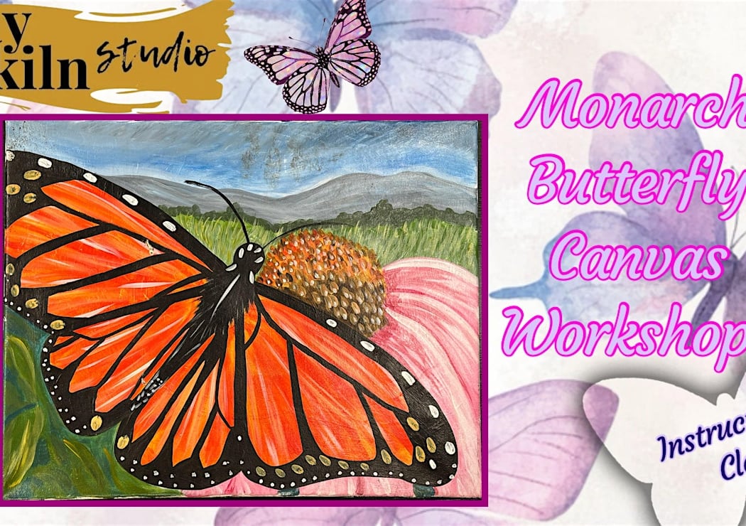 Monarch Butterfly Canvas 1